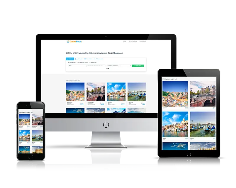 GarantBook — cestovatelský portál s letenkami